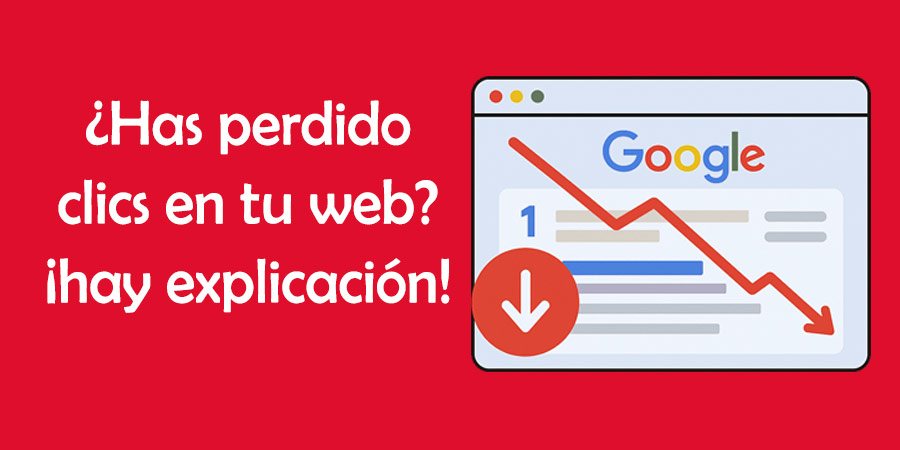 bajada drástica de clics en páginas web